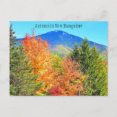Herbst in New Hampshire Postkarte (Vorderseite)