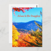 Herbst in New Hampshire Postkarte (Vorne/Hinten)
