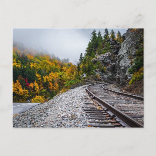 Herbst in New Hampshire Postkarte (Vorderseite)