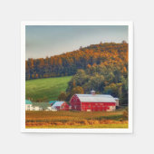 Herbst in New Hampshire Serviette (Vorderseite)