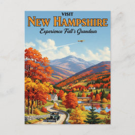 Herbst in New Hampshire Travel Postkarte