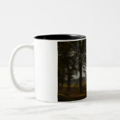 Herbst in New Paltz NY Zweifarbige Tasse (Links)