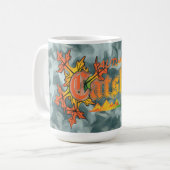 Herbst in New York Catskills, Blätter, Fall Ground Kaffeetasse (Vorderseite Links)