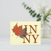 Herbst in New York Postkarte (Stehend Vorderseite)