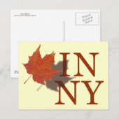Herbst in New York Postkarte (Vorne/Hinten)