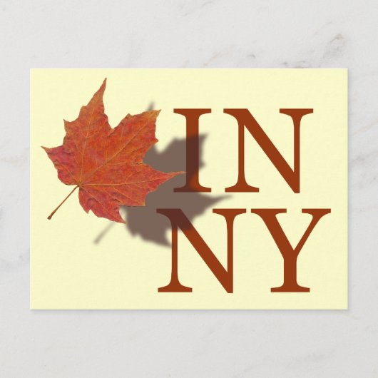Herbst in New York Postkarte (Vorderseite)