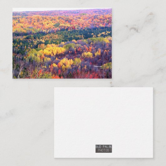 Herbst in Nord-Michigan - Mitteilungskarten (Vorne/Hinten)