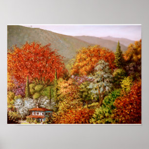 Herbst in Paraskevi Poster