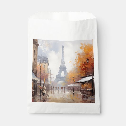Herbst in Paris Frankreich Geschenktütchen (Vorderseite)