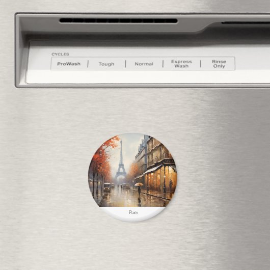 Herbst in Paris Frankreich Magnet (In Situ (Geschirrspüler))