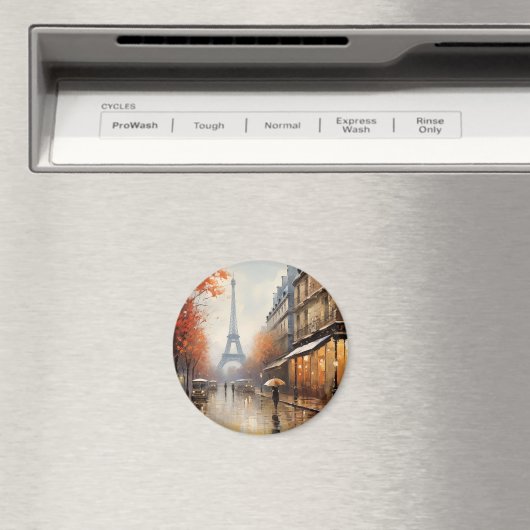 Herbst in Paris Frankreich Magnet (In Situ (Geschirrspüler))