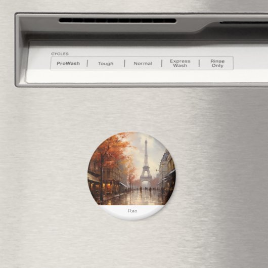 Herbst in Paris Frankreich Magnet (In Situ (Geschirrspüler))
