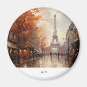 Herbst in Paris Frankreich Magnet (Vorne)
