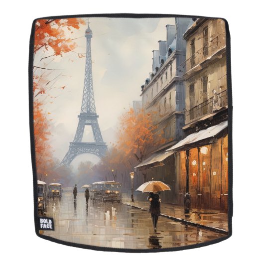 Herbst in Paris Frankreich Rucksack (Abnehmbare Front)