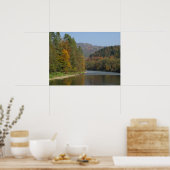 Herbst in Pieniny Dunajec Poster (Küche)
