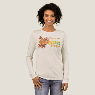 Herbst in Rochester New York mit Herbstlauben Tri-Blend Shirt
