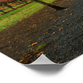 Herbst in St. Helena Poster (Ecke)