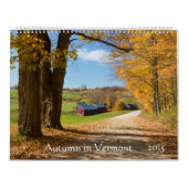 Herbst in Vermont - 2015 Kalender (Titelbild)