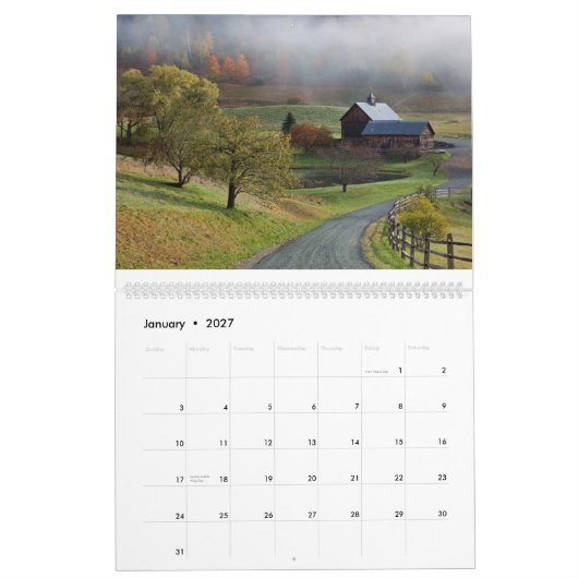 Herbst in Vermont - 2015 Kalender (Jan 2027)
