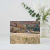 Herbst in Vermont Postkarte (Stehend Vorderseite)