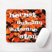 Herbst in Wald Mousepad (Mit Mouse)