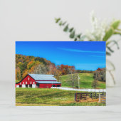 Herbst in West Virginia Karte (Stehend Vorderseite)