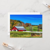 Herbst in West Virginia Karte (Vorderseite/Rückseite Beispiel)