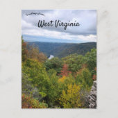 Herbst in West Virginia Postkarte (Vorderseite)