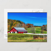 Herbst in West Virginia Postkarte (Vorne/Hinten)