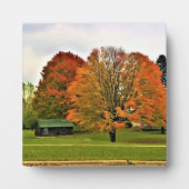 Herbst in Westbend, Wisconsin Fotoplatte (Vorderseite)