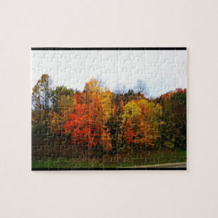 Herbst in Westbend, Wisconsin Puzzle