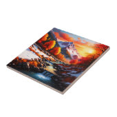 Herbst in Winter Fliese (Seite)