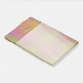 Herbst in Winter Mandala Monogram Post-It Notes Klebezettel (angewinkelt)