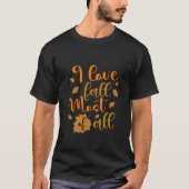 Herbst inspirierte Typografie T-Shirt (Vorderseite)