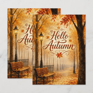 herbst iphone hintergrundbild, ipad hintergrundbil feiertagspostkarte