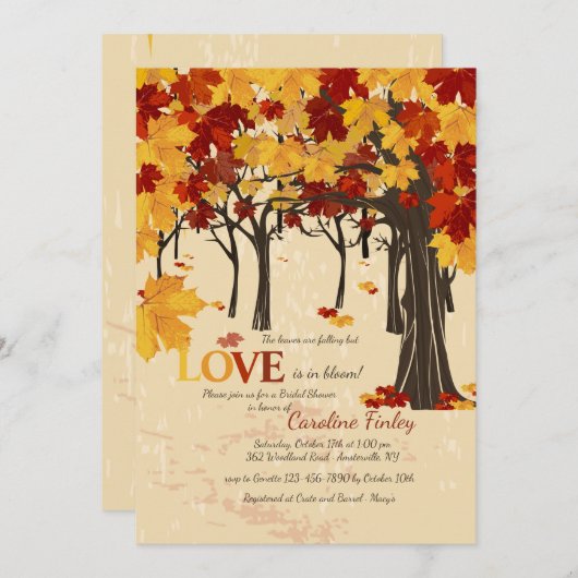 Herbst ist hier Einladung (Vorne/Hinten)