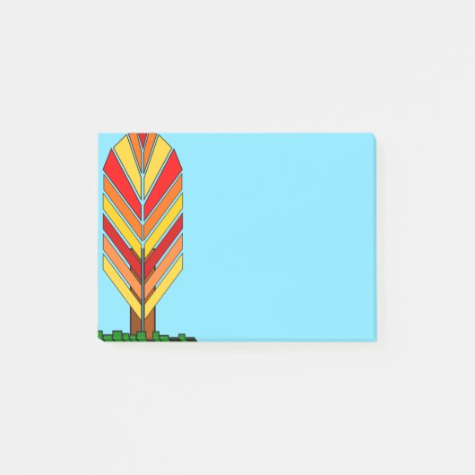 Herbst ist hier post-it klebezettel (Vorderseite)