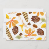 Herbst ist in der Luft Einladung (Rückseite)