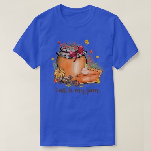 Herbst ist mein Jam Top Trendy Sprichwort Herbst T (Design vorne)