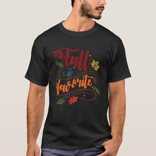 Herbst ist mein Lieblingsfall Herbst Orangenpumpe T-Shirt (Vorderseite)
