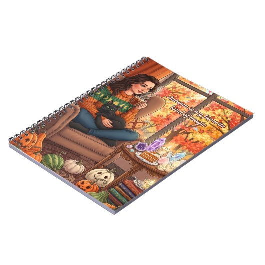 Herbst ist mein Lieblingsfall-Notebook Notizblock (Linke Seite)