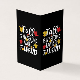 Herbst ist mein zweiter Favorit F-Word - Herbst Bl