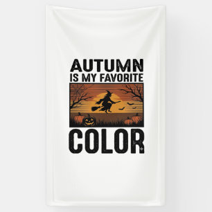 Herbst ist meine Lieblingsfarbe Halloween Hexen-De Banner