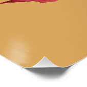 "Herbst ist meine Lieblingsfarbe Poster (Ecke)