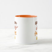 "Herbst ist meine Lieblingsfarbe Tasse (Zentrum)