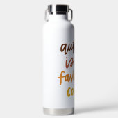 "Herbst ist meine Lieblingsfarbe Trinkflasche (Vorderseite)