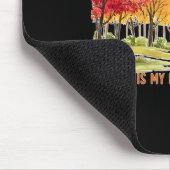 Herbst ist meine Lieblingsfarbensaison Blätter Hal Mousepad (Ecke)