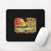 Herbst ist meine Lieblingsfarbensaison Blätter Hal Mousepad (Mit Mouse)
