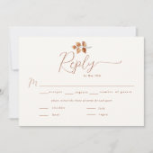 Herbst Jahrgang Terracotta Hochzeit im Herbst UAWG (Vorderseite)