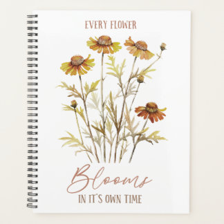 Herbst | Jede Blume blüht in ihrer eigenen Zeit Planer